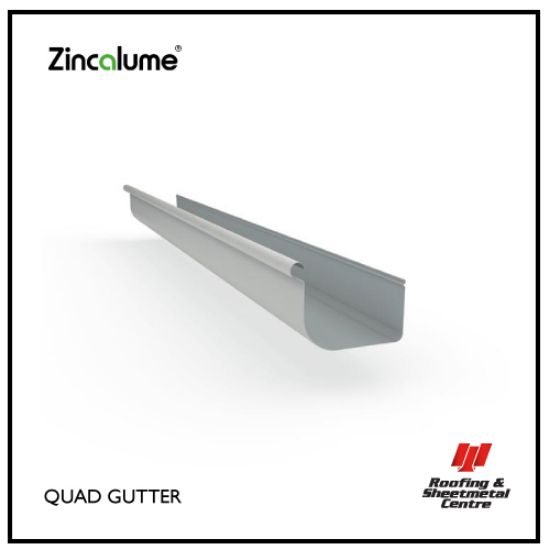 Quad Gutter Zincalume