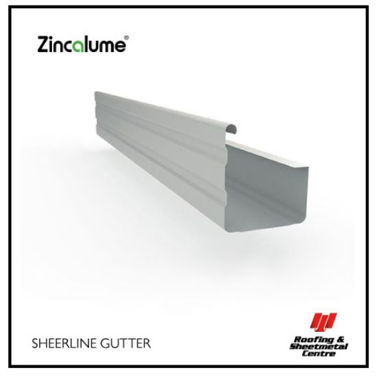 Sheerline Gutter Zincalume