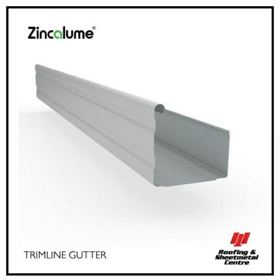 Trimline gutter Zincalume