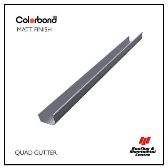 QUAD GUTTER COLORBOND MATT